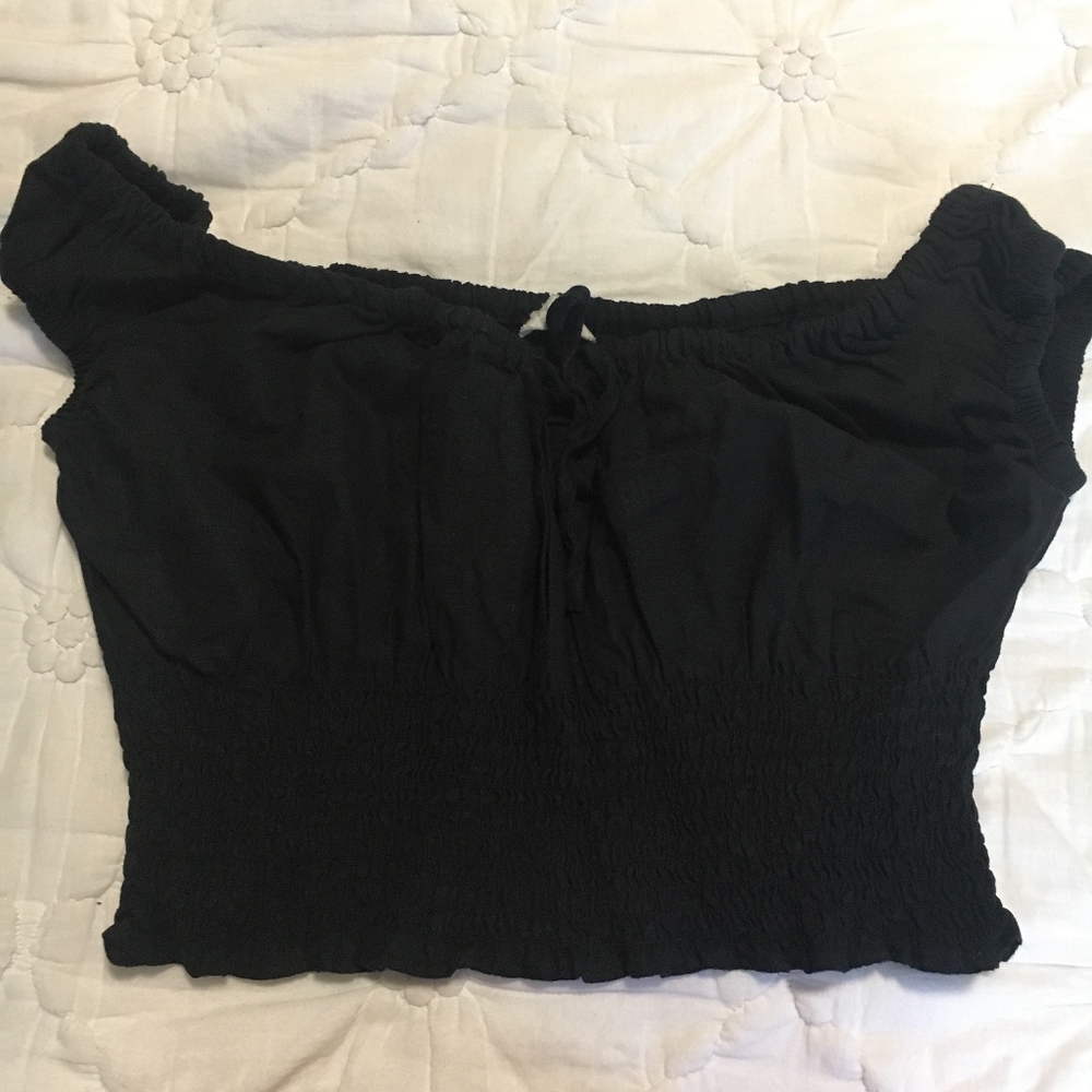 Brandy Melville Black Marilyn Top